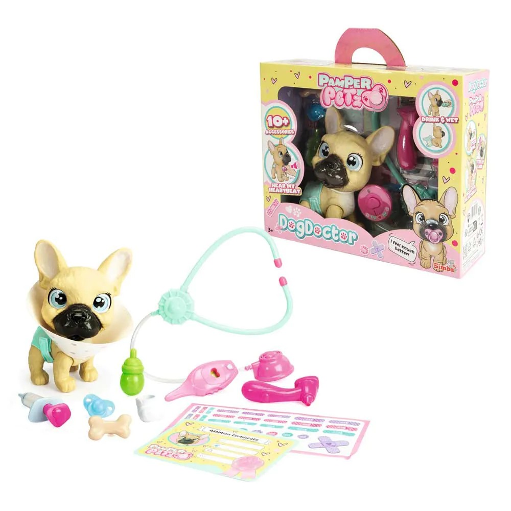 Set de doctor veterinar cu catelus si accesorii Pamper Petz - poza 2