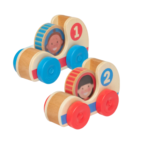 Set de doua masinute din lemn colectia GO TOTs - poza 1