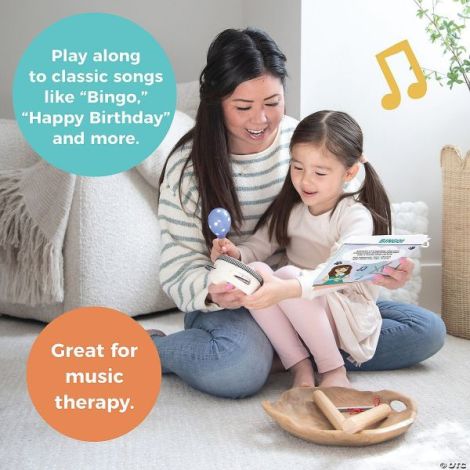 Set de instrumente muzicale din lemn si activitati, Music Jam with Ms. Sarah Jane Music Activity Set - poza 2
