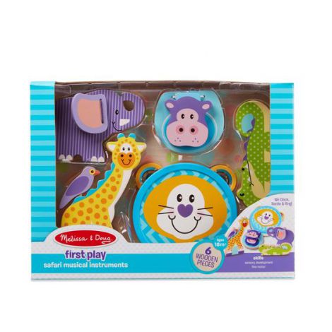 Set de instrumente muzicale Safari - Melissa & Doug - poza 1
