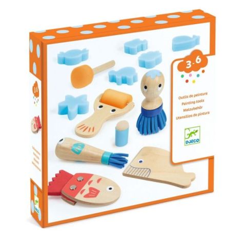 Set de instrumente pentru pictura creativa, Djeco - poza 1