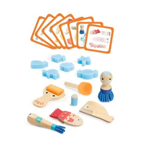 Set de instrumente pentru pictura creativa, Djeco - poza 3