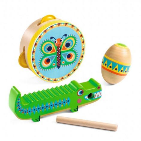 Set de intrumente muzicale de percutie, Djeco - poza 2
