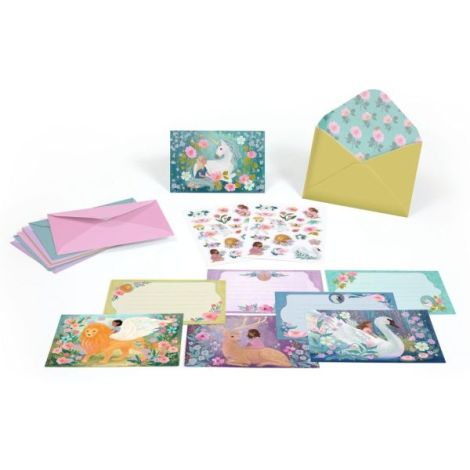 Set de invitatii Animale fantastice, Djeco - poza 2