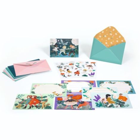 Set de invitatii Prietenii din gradina, Djeco - poza 3