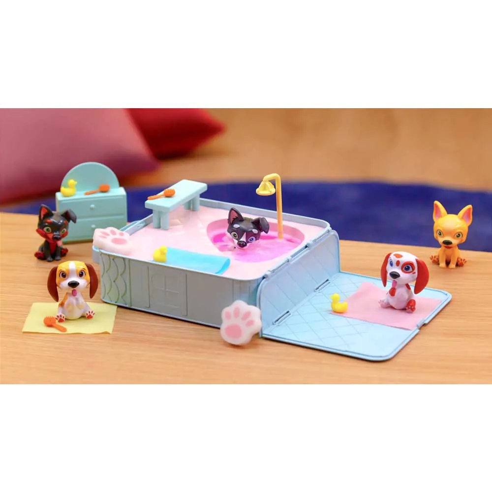 Set de joaca 2 in 1 Washy Friends Puppy Catelusi Noroiosi - poza 3