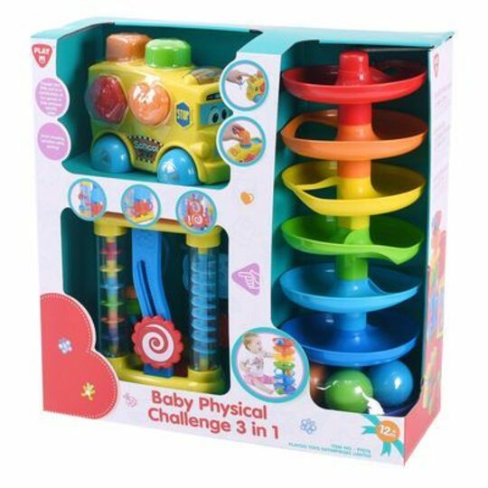 Set de joaca 3 in 1 pentru bebeusi Play Go Physical Challenge - poza 2