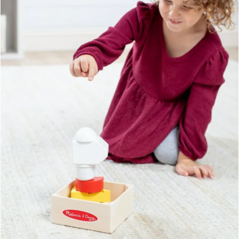 Set de joaca alimente Lactate, din lemn, 5 piese, 2 ani+, Melissa&Doug 95207 - poza 4