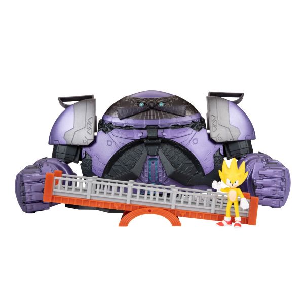 Set de joaca Ariciul Sonic Movie 2 Robotul Gigant Eggman cu figurina 6 cm - poza 1