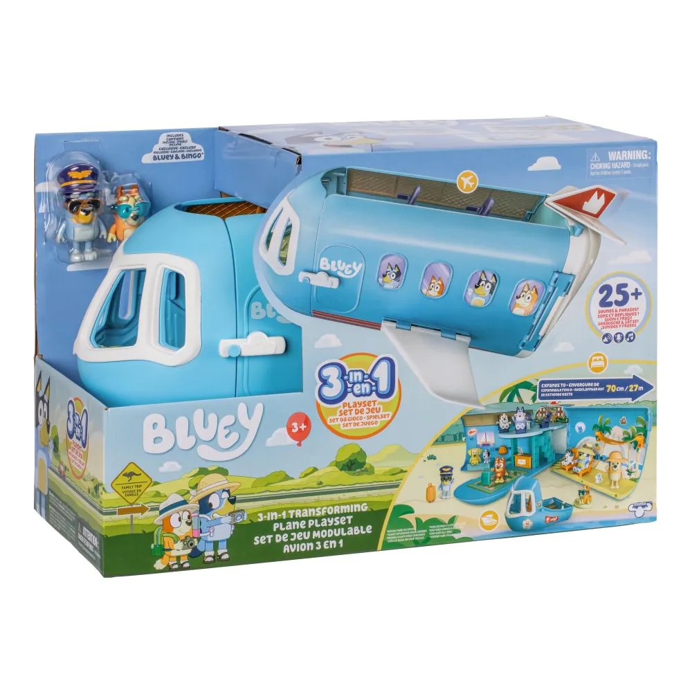 Set de joaca avion cu figurine Bluey - poza 5