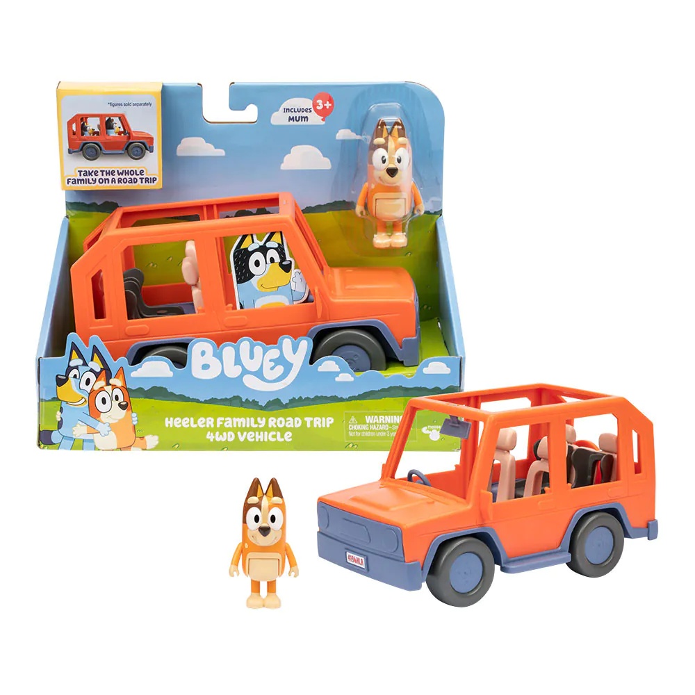 Set de joaca Bluey Jeep-ul de familie pentru excursii - poza 2