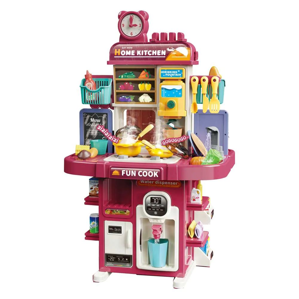 Set de joaca bucatarie cu chiuveta, apa curenta si dozator - poza 1