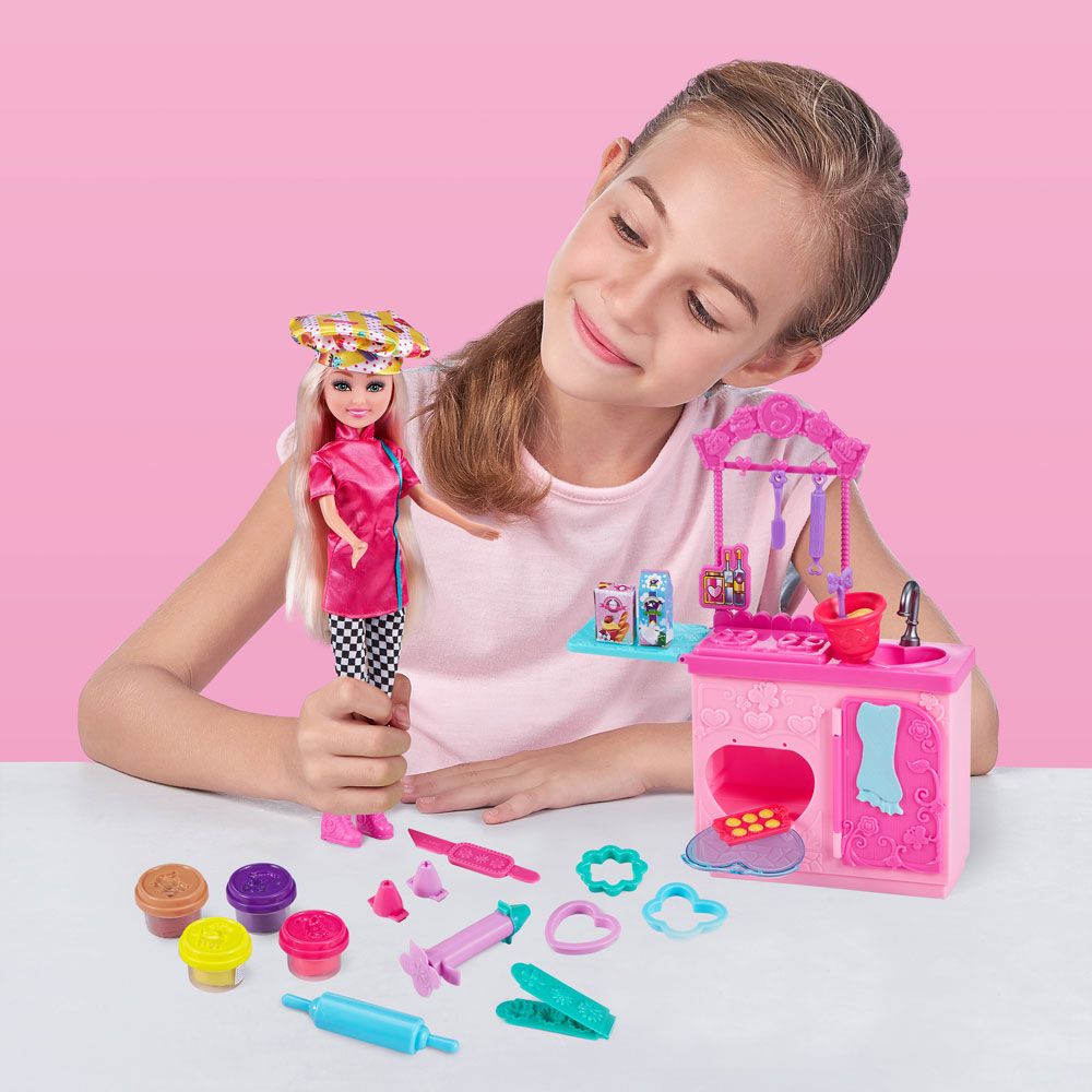 Set de joaca bucatarie cu papusa Sparkle Girlz - poza 3