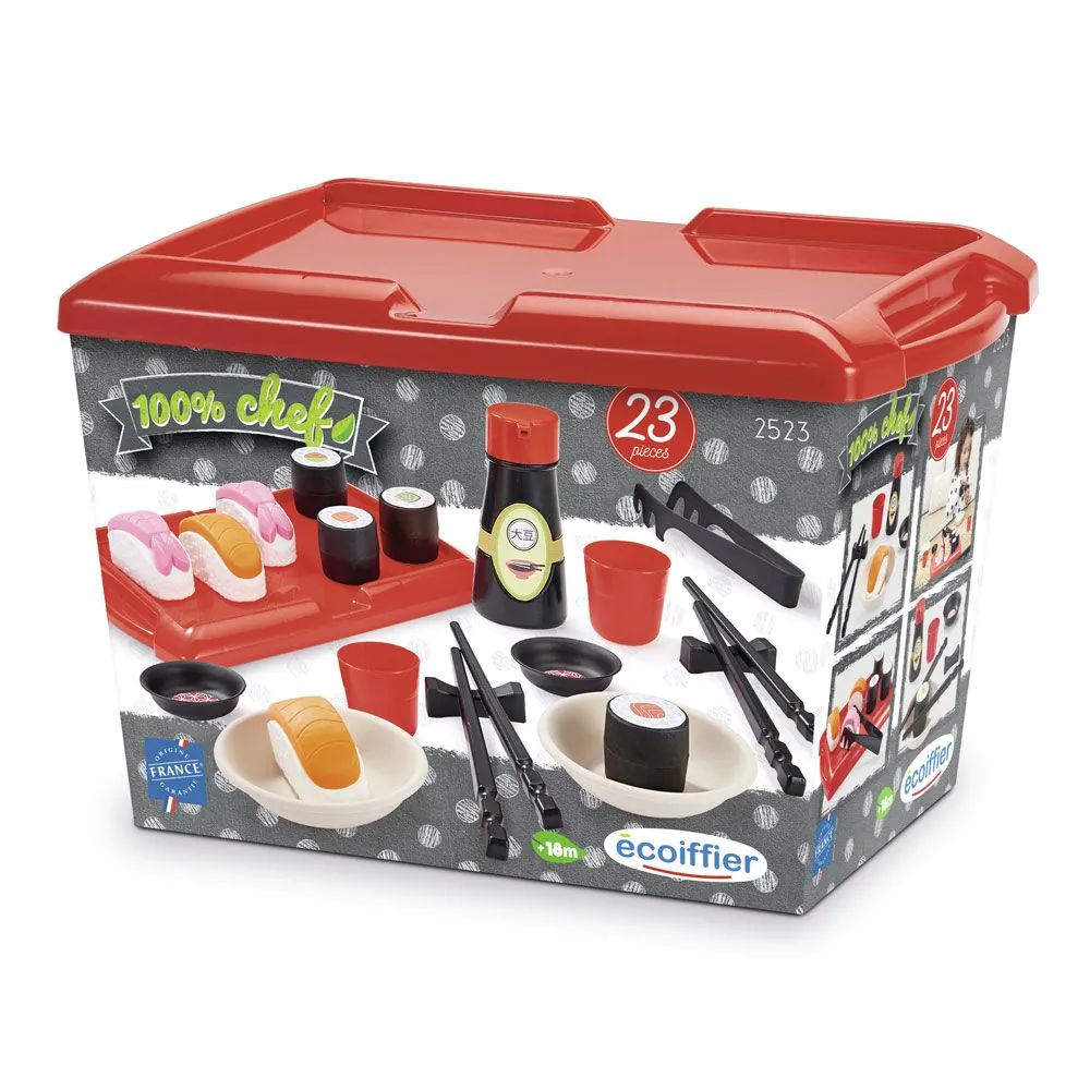 Set de joaca bucatarie Cutia cu Sushi Ecoiffier 29 x 19 x 19.5 cm - poza 2