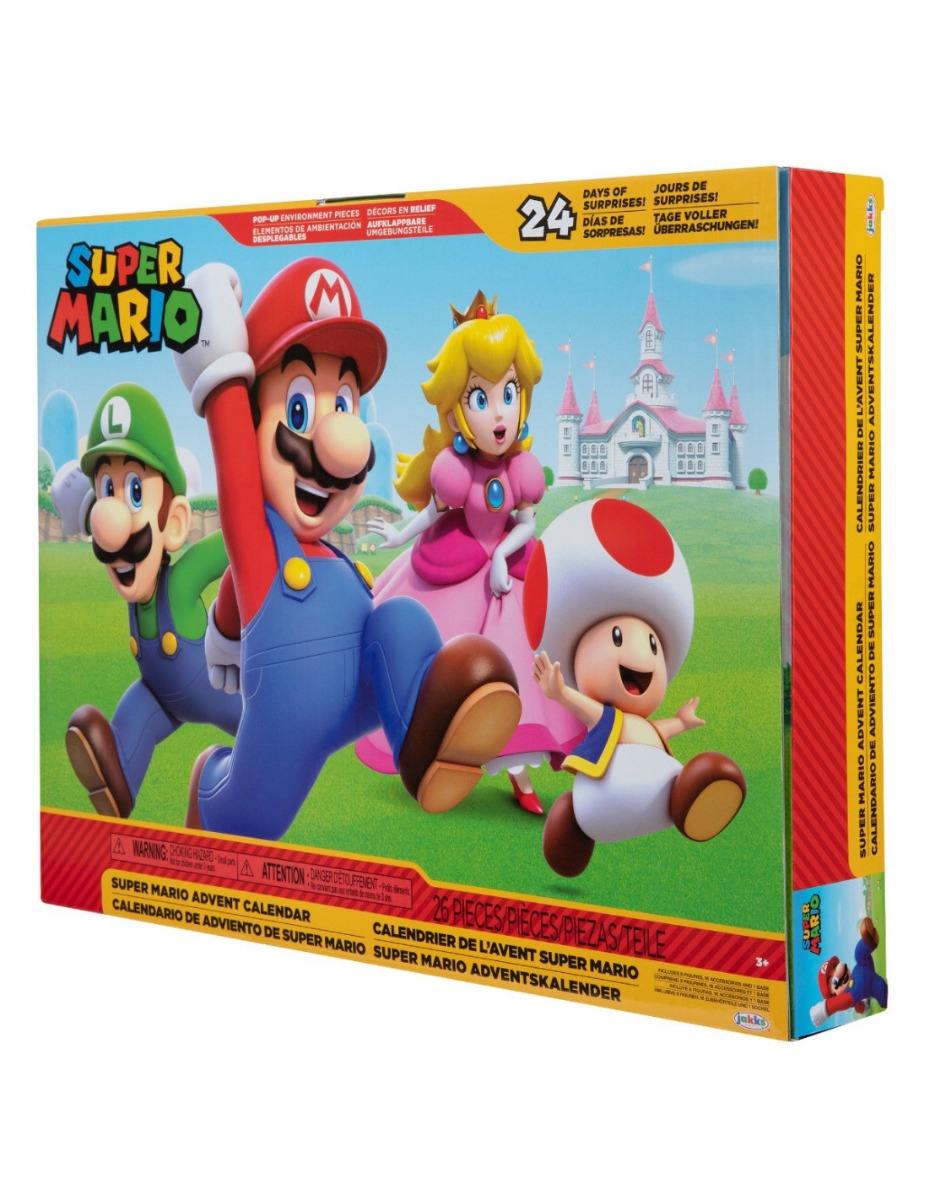 Set de joaca Calendar cu surprize Nintendo Mario Regatul Ciupercilor - poza 1