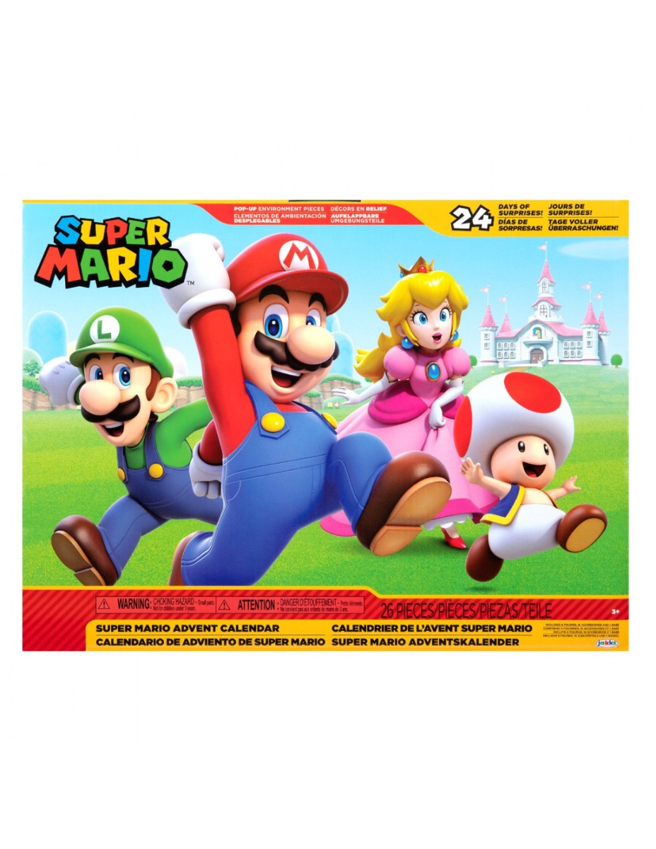 Set de joaca Calendar cu surprize Nintendo Mario Regatul Ciupercilor - poza 2