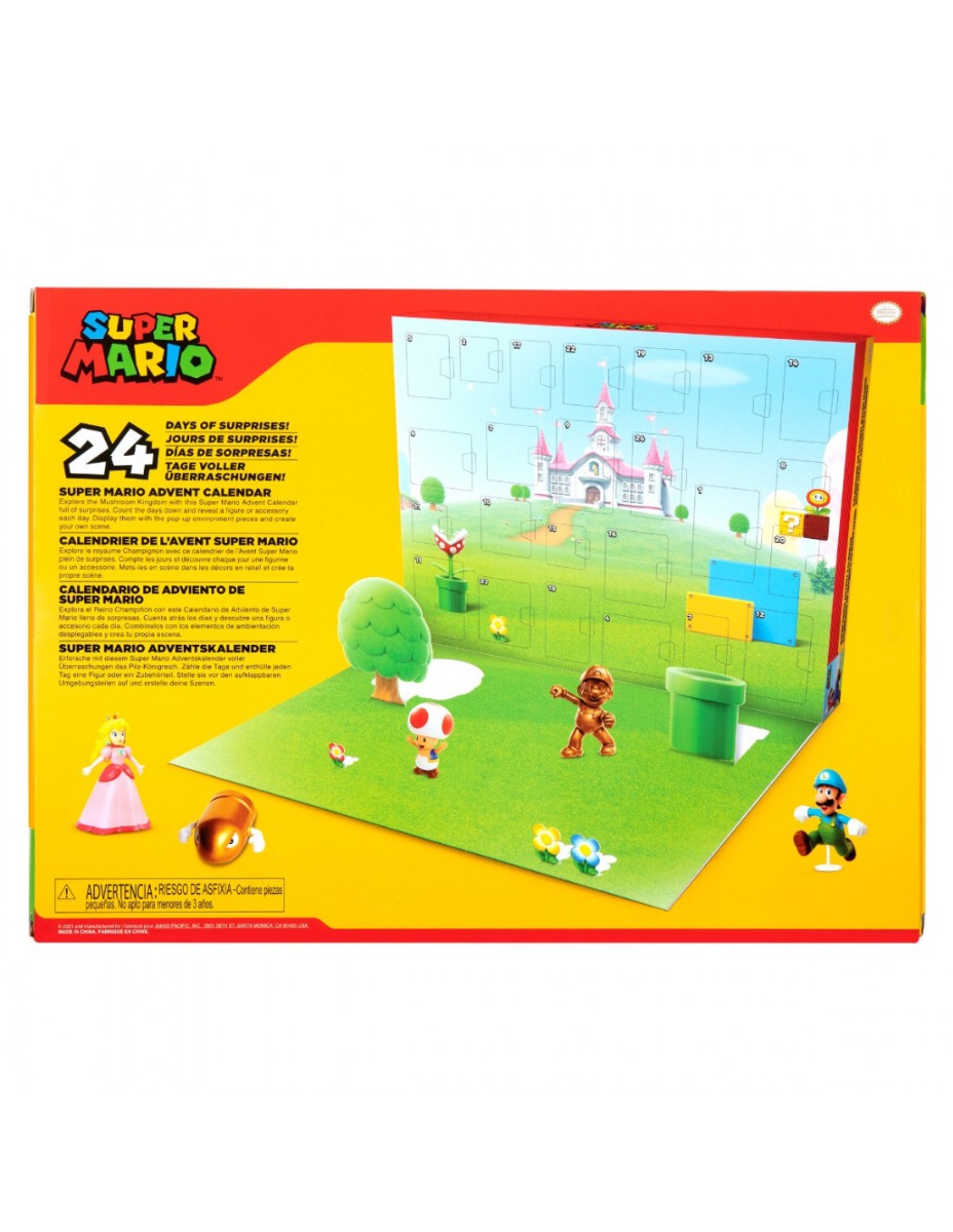 Set de joaca Calendar cu surprize Nintendo Mario Regatul Ciupercilor - poza 3