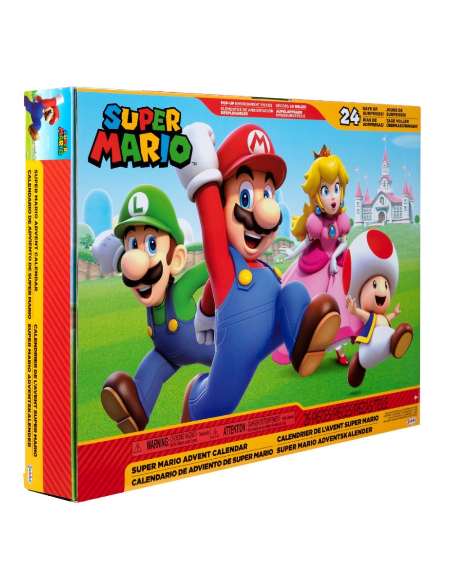 Set de joaca Calendar cu surprize Nintendo Mario Regatul Ciupercilor - poza 4