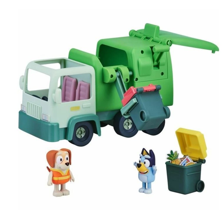 Set de joaca camion de gunoi cu 2 figurine Bluey - poza 1
