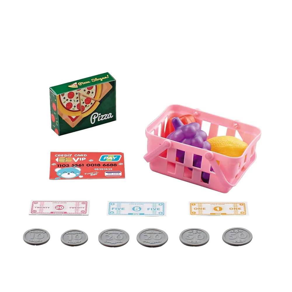 Set de joaca casa de marcat Unicorn Roz Happy Shopping - poza 3