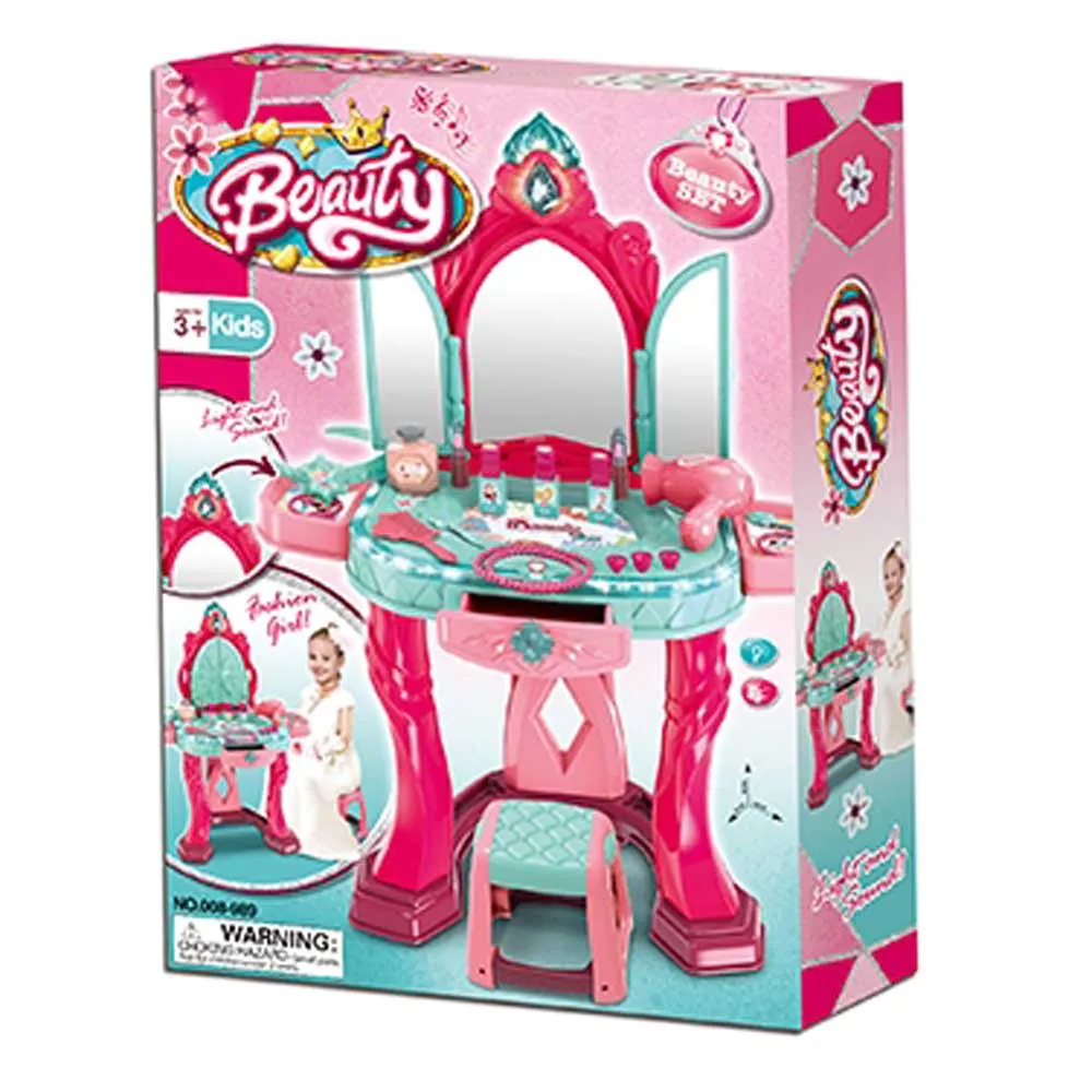 Set de joaca Centru de infrumusetare cu scaunel Ocie OTE0651641 - poza 2