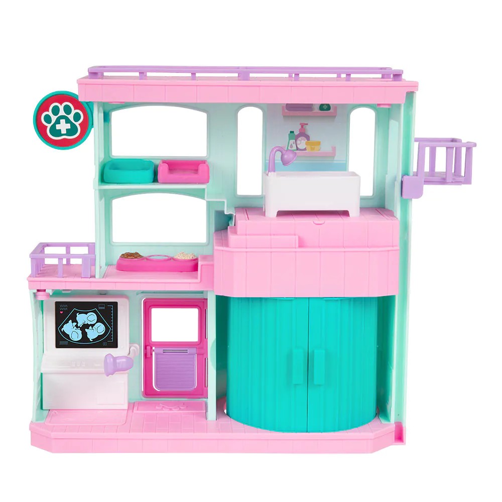 Set de joaca Clinica Veterinara Little Live Pets Mama Surprise cu 3 catelusi - poza 3