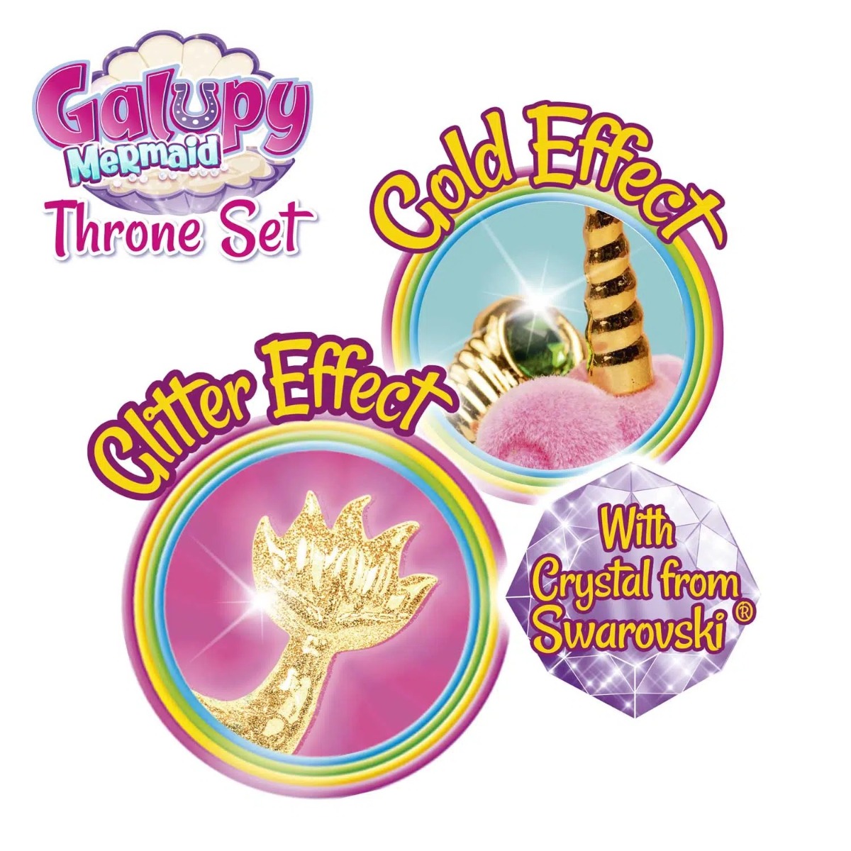 Set de joaca Craze Galupy Mermaid Throne - poza 4