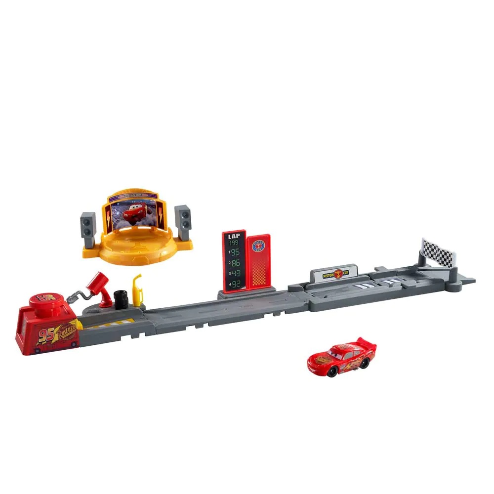 Set de joaca cu 1 masinuta Cars Haulers Piston Cup Launcher - poza 4