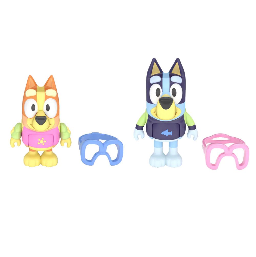 Set de joaca cu 2 figurine Bluey Distractie la Piscina