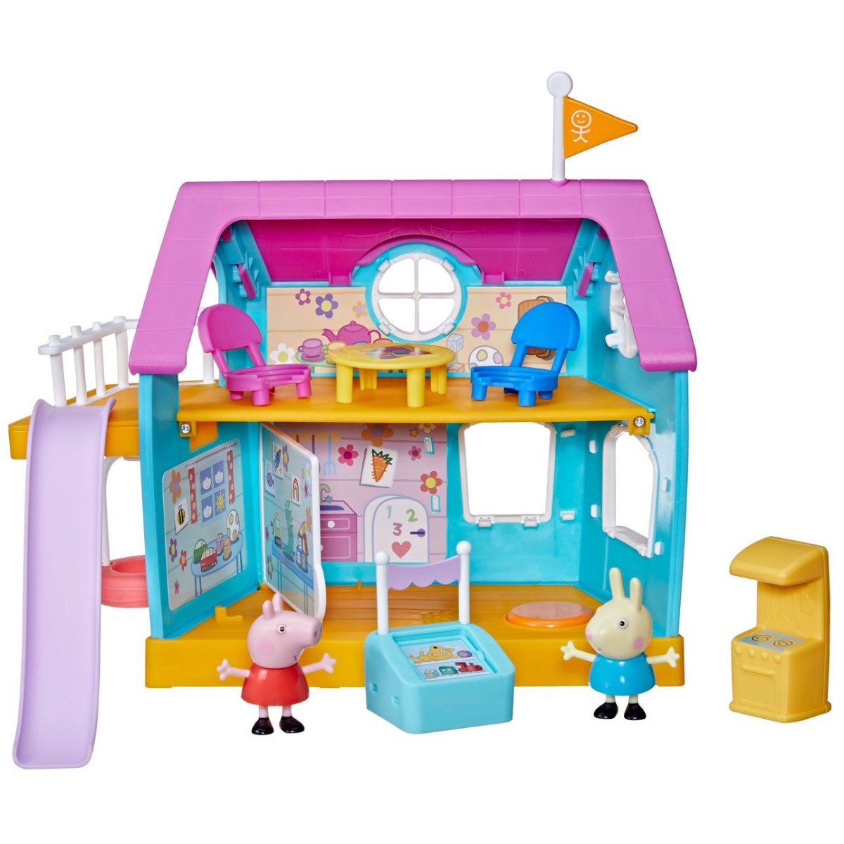 Set de joaca cu 2 figurine Hasbro Peppa Pig Clubhouse - poza 1