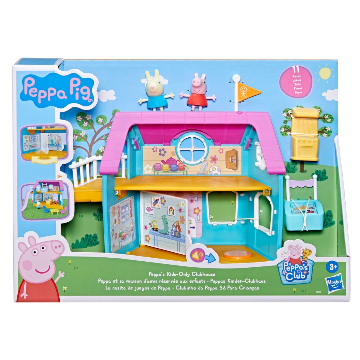 Set de joaca cu 2 figurine Hasbro Peppa Pig Clubhouse - poza 2