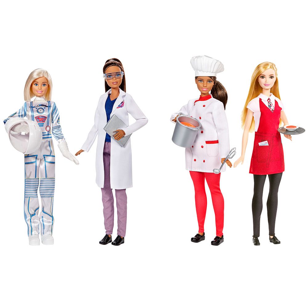 Set de joaca cu 2 papusi Barbie Profesii - poza 1