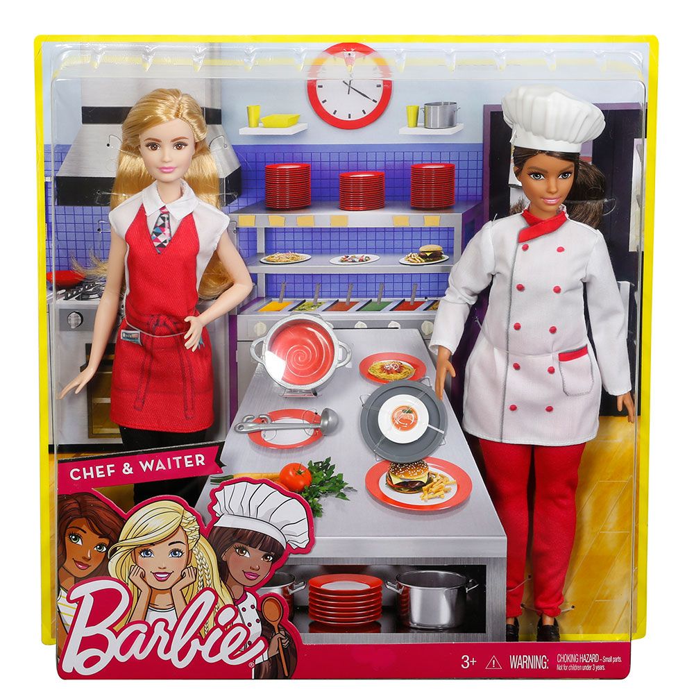 Set de joaca cu 2 papusi Barbie Profesii - poza 3