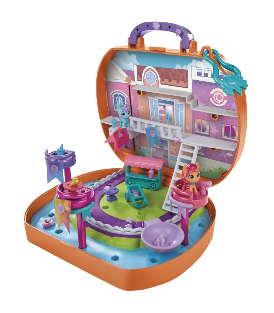 Set de joaca cu 40 de accesorii Hasbro My Little Pony Lumea Magica a Poneilor - poza 1
