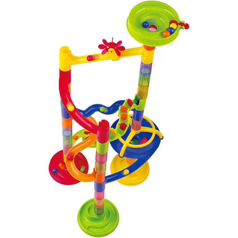 Set de joaca cu bile Play Go Prima Mea Cursa cu Bile 46 piese - poza 1