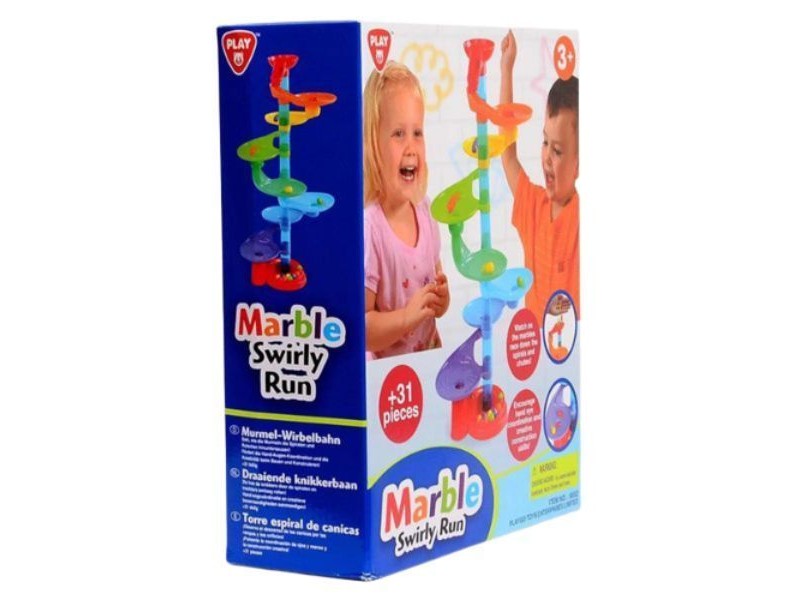 Set de joaca cu bile Play Go Swirly Run 31 piese - poza 3