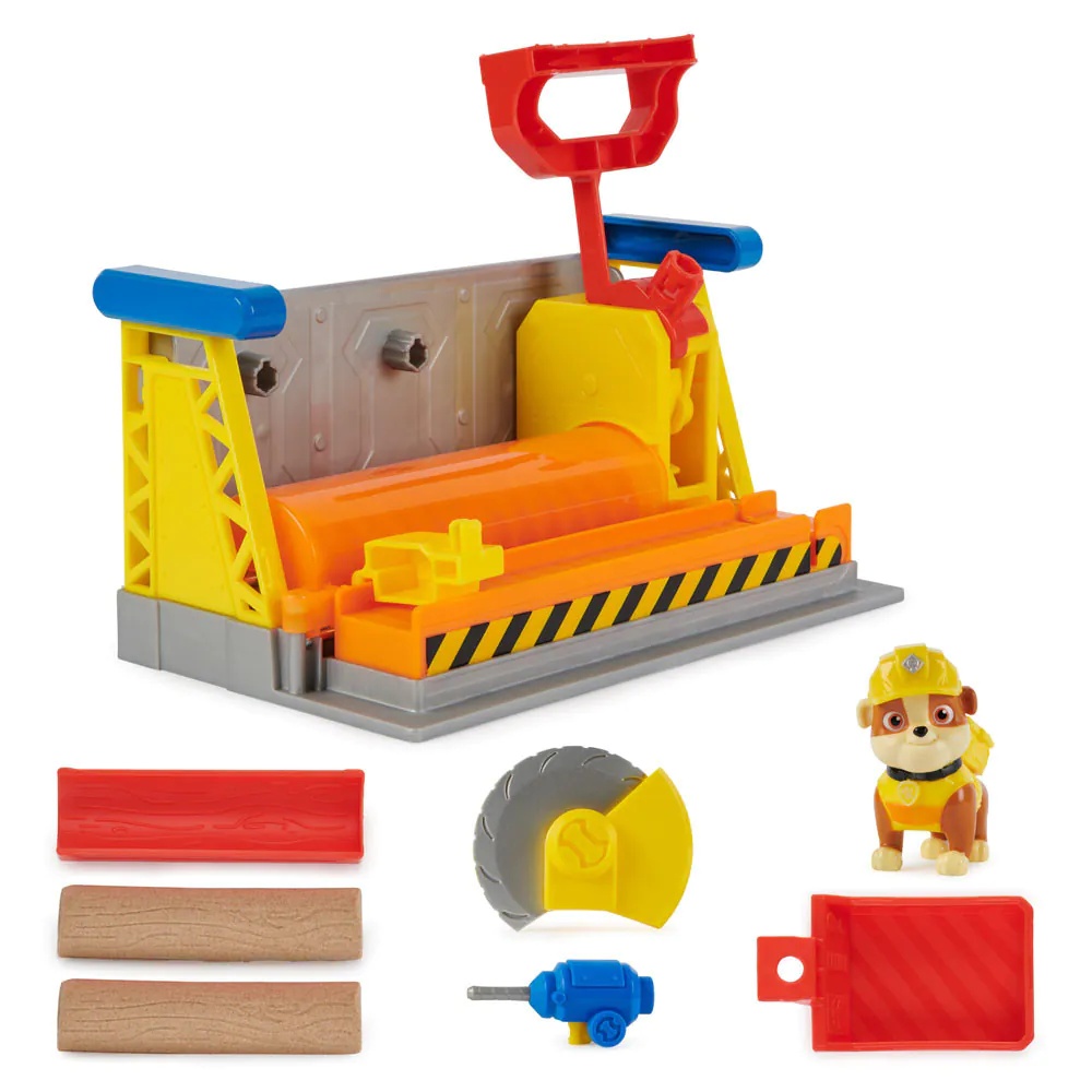 Set de joaca cu nisip kinetic Paw Patrol Atelierul lui Rubble 6067082 - poza 1