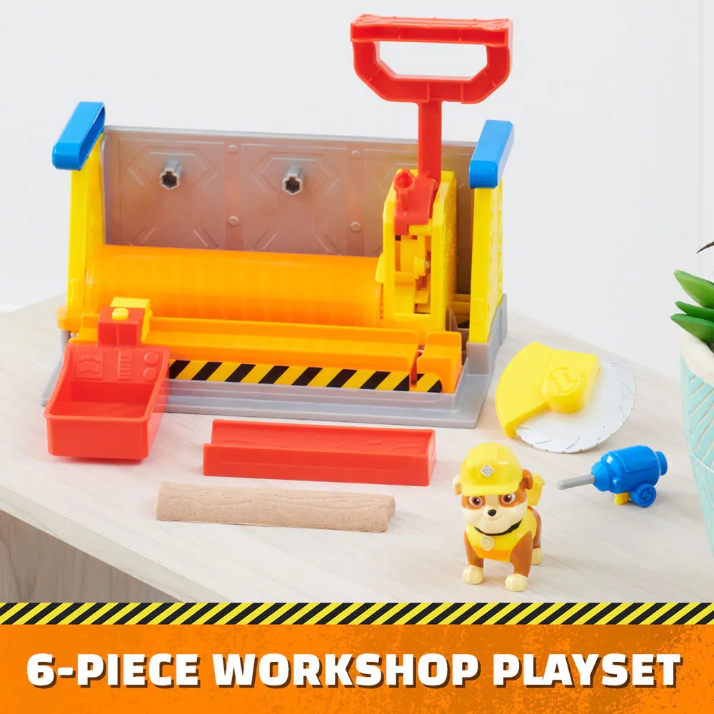 Set de joaca cu nisip kinetic Paw Patrol Atelierul lui Rubble 6067082 - poza 2