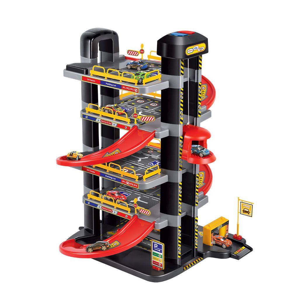 Set de joaca cu parcare si lift Asis