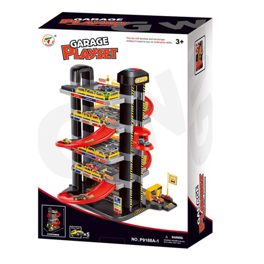 Set de joaca cu parcare si lift Asis - poza 2