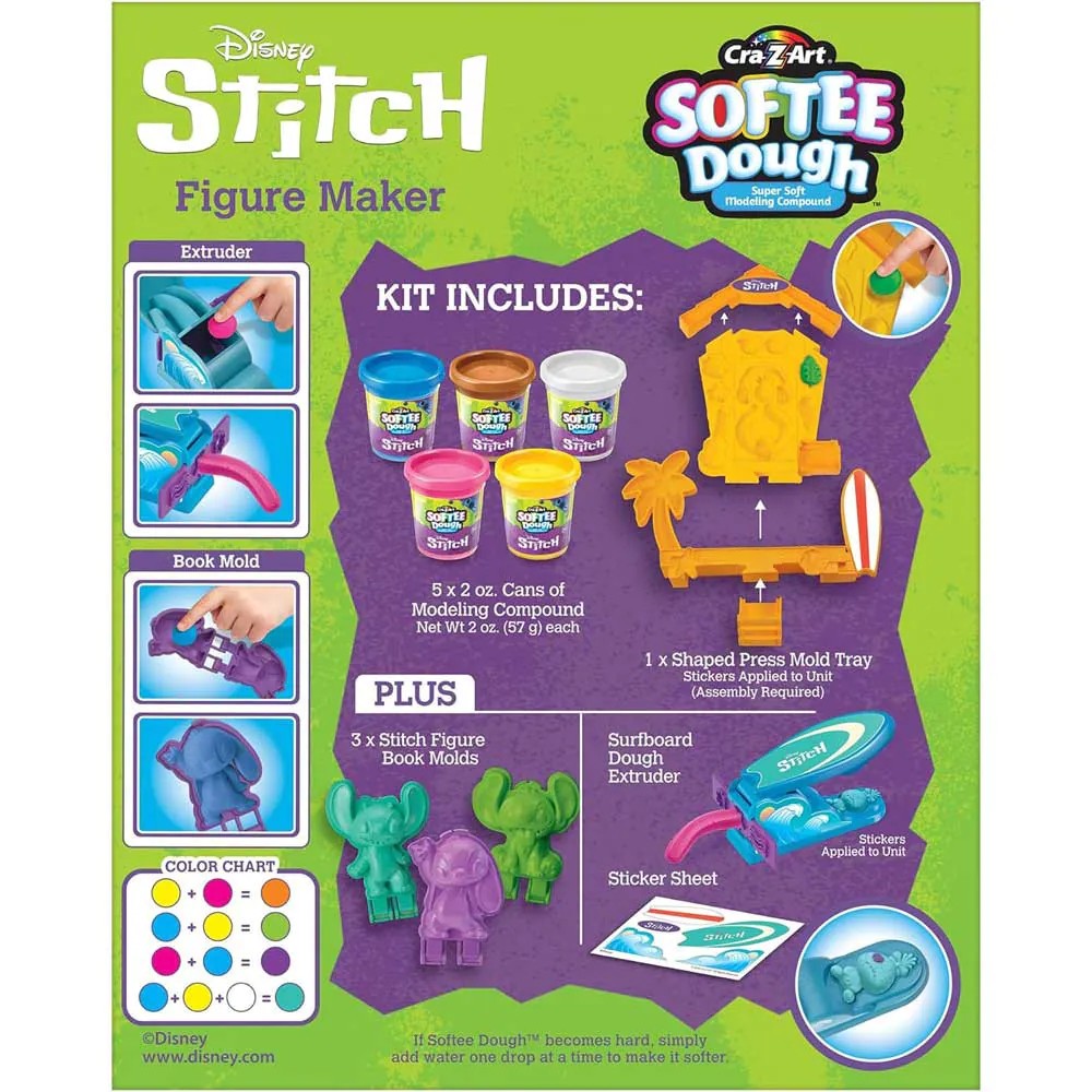 Set de joaca cu plastilina CraZArt Stitch Softee Dough - poza 5