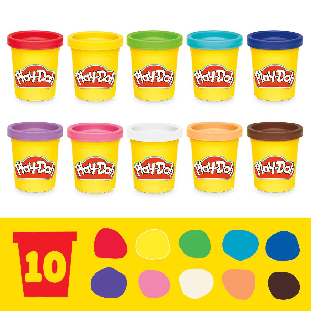 Set de joaca cu plastilina Hasbro Play Doh Scuter de Livrare Pizza - poza 5