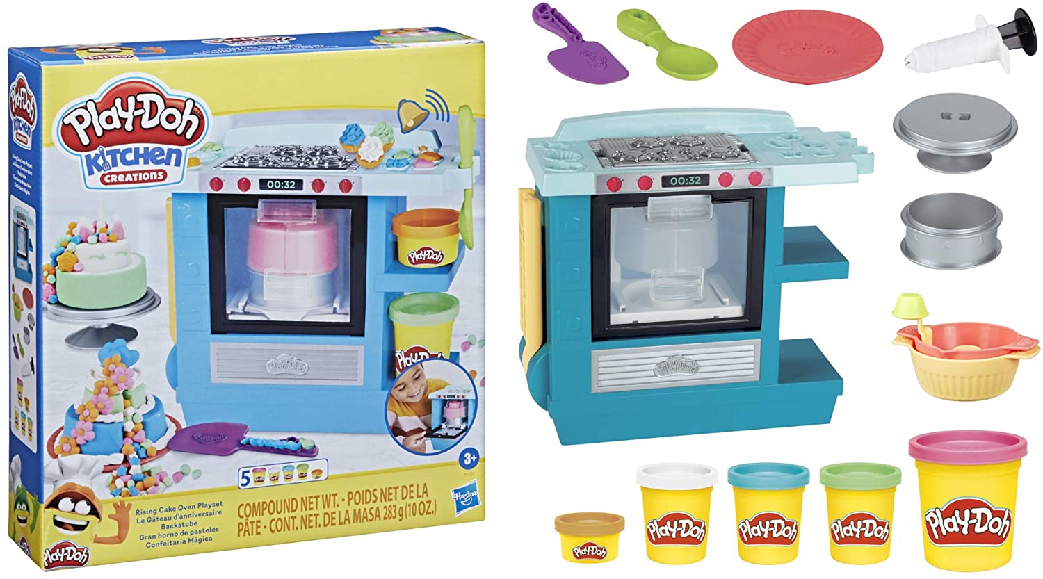 Set de joaca cu plastilina Play Doh Kitchen Creations Cuptorul Magic - poza 1