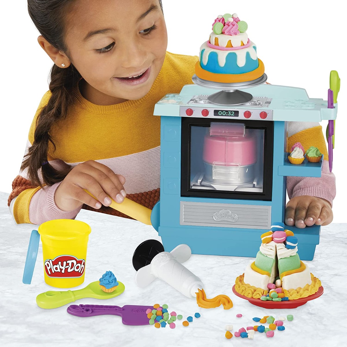 Set de joaca cu plastilina Play Doh Kitchen Creations Cuptorul Magic - poza 5