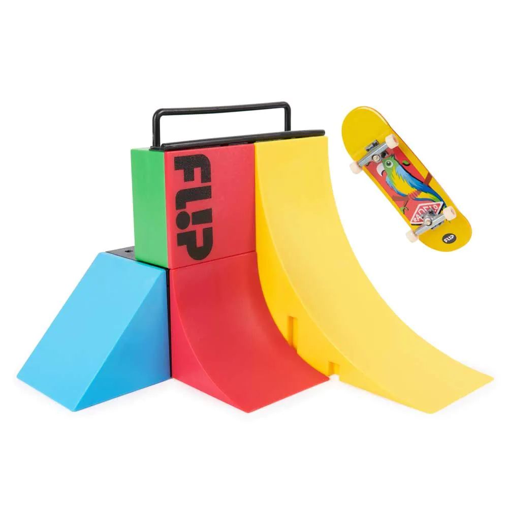 Set de joaca cu rampa si mini skateboard Tech Deck XConnect Competition Wall - poza 1