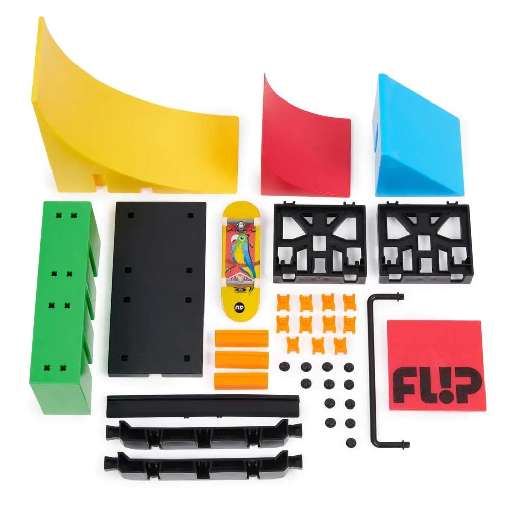 Set de joaca cu rampa si mini skateboard Tech Deck XConnect Competition Wall - poza 4