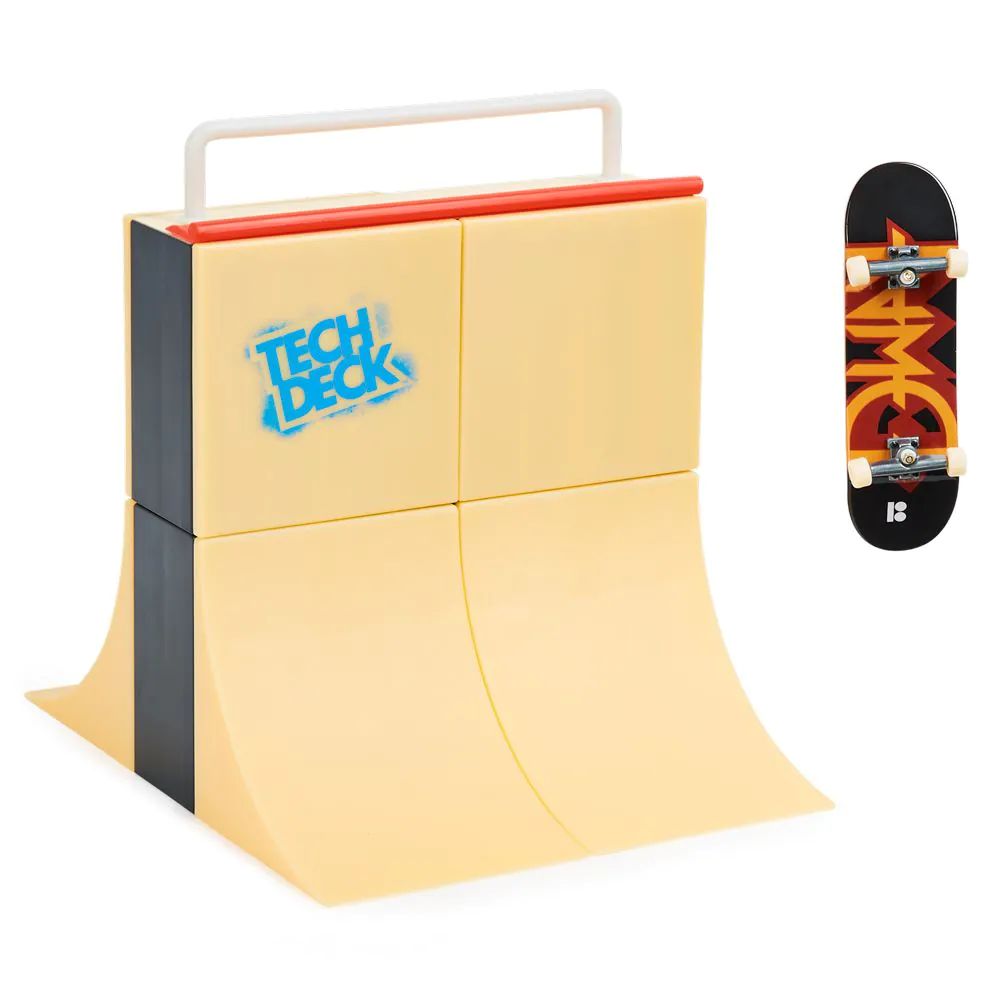 Set de joaca cu rampa si mini skateboard Tech Deck Xconnect Vertical - poza 1
