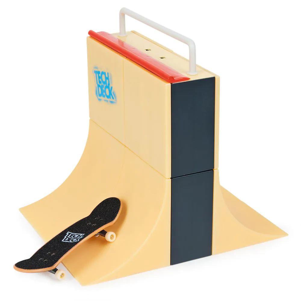 Set de joaca cu rampa si mini skateboard Tech Deck Xconnect Vertical - poza 3