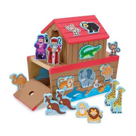 Set de joaca din lemn Arca lui Noe Melissa and Doug - poza 1
