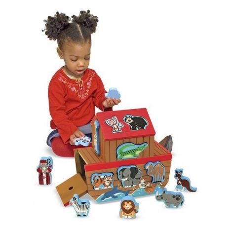 Set de joaca din lemn Arca lui Noe Melissa and Doug - poza 2